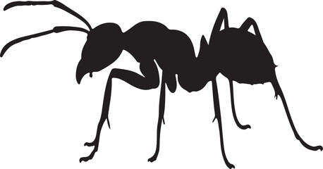 Leaf Cutter Ant Solid Vector Silhouette