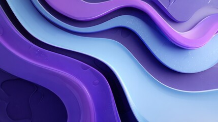 abstract purple blue wavy layers