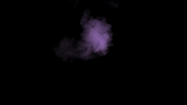 Smoke Cloud on Dark Background, Smoke revealing a dark background. Smoke transition mask, compositing element 4k,  heavy, dense cloud of  smoke or fog, creating a thick, atmospheric texture on black