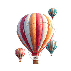 Fototapeta premium Colorful hot air balloons