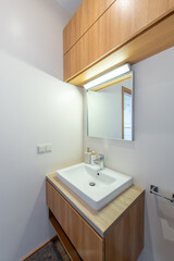 Bright Elegant Modern Minimalist Bathroom Interior Design