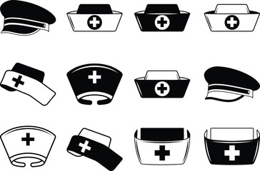 Nurse Hat Eps, Vector Images