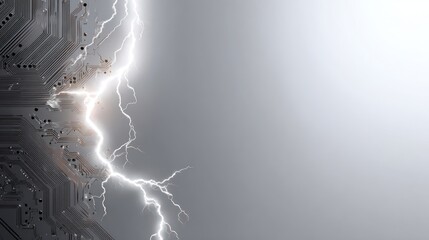 Circuit board with a powerful electrical discharge