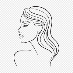 vector illustration of a woman