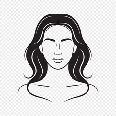 vector illustration of a woman