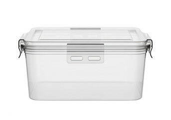 Clear Plastic Food Storage Container with Lid - Organization and Freshness