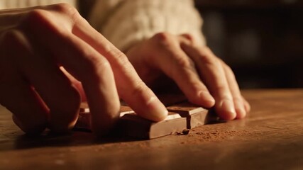 Hands-on Dessert Preparation in a Cozy Kitchen Environment