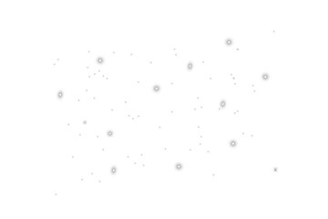 Sparcle Light Confetti Dots Background, Cluster of Glowing Light Sparkles on Transparent Background