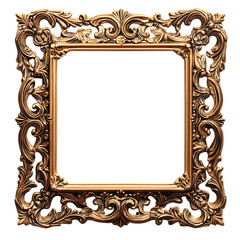 wooden ornate picture frame 