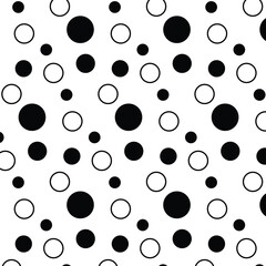 abstract out line and black color dot pattern design, for background