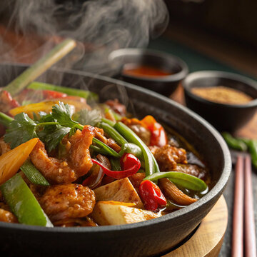 beef stew with vegetables and spices