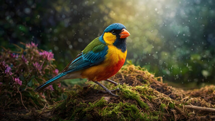 red headed bee eater