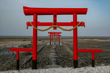 Floating Torii Gate of Ōuo Shrine