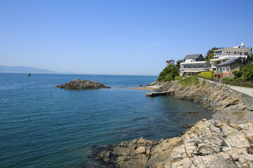 兵庫県赤穂市　赤穂御崎遊歩道からの風景