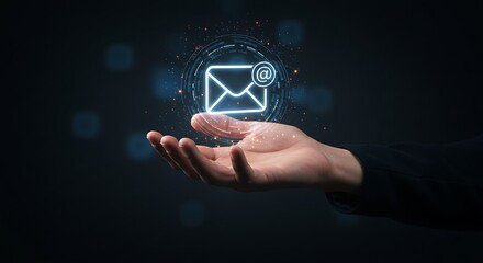 Digital communication through electronic mail messaging