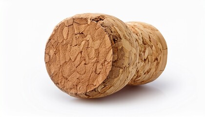 a cork stopper is shown in a white background