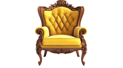 chair isolated on white background, PNG 