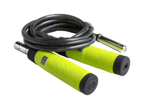 Jump rope workout routine gym fitness equipment exercise isolated on transparent background, png