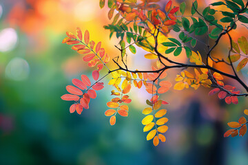 A peek at early Autumin in brilliant foliage