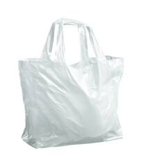Eco-friendly shopping action urban environment tote bag sustainability concept isolated on transparent background, png
