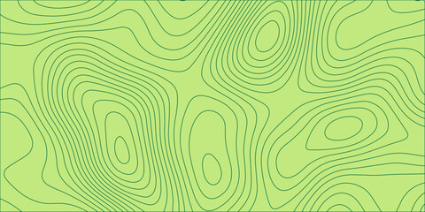 Abstract green seamless pattern background with swirling lines and a geometric leaf texture