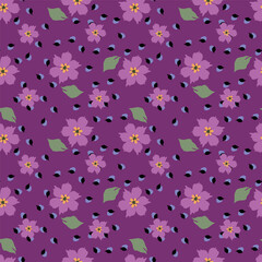 Exotic hand drawn flowers, seamless patterns with floral for fabric, textiles, clothing, wrapping paper, cover, banner, home decor, abstract backgrounds