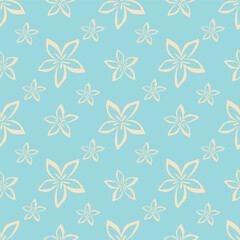 Beautiful floral seamless pattern. Bright illustration, can be used for creating card, invitation card for wedding,wallpaper and textile
