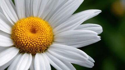 Close-up of a white flower with a yellow center at its core