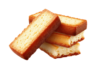 Baking delicious cake slices home kitchen food cozy atmosphere isolated on transparent background, png