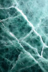 Elegant green marble texture with white veining