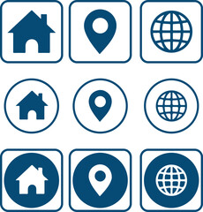 Social Media Icons Set. Vector Logo Collection for Facebook, Instagram, Twitter, LinkedIn, TikTok