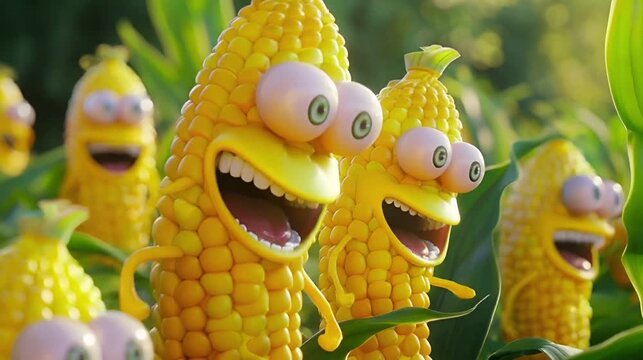 The Corn Squad Goes Wild in the Field