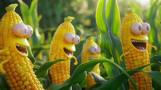 The Corn Squad Goes Wild in the Field
