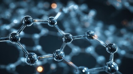 molecular structure glass spheres