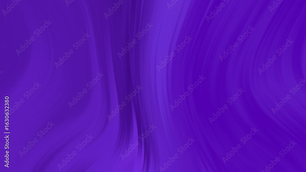 Wall mural smooth flowing violet and blue waves with soft light texture create a flowing silk curtain backdrop