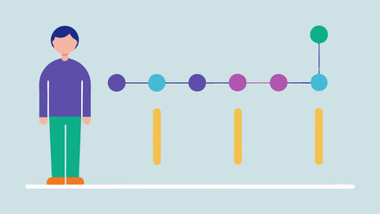 Biological Timeline A horizontal timeline that visually represents changes in epigenetic markers over a persons life highlighting key milestones.