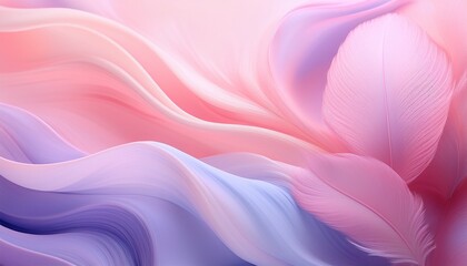 dreamy pastel gradient flows softly from blush pink to lavender creating serene visual harmony
