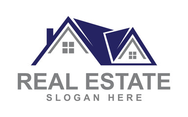 Sleek house roof icon for real estate marketing and investment