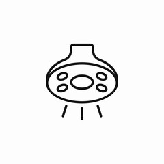 ceiling downlight fixture icon sign vector