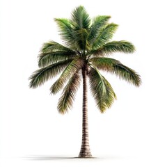Obraz premium Real palm tree background isolated photography.