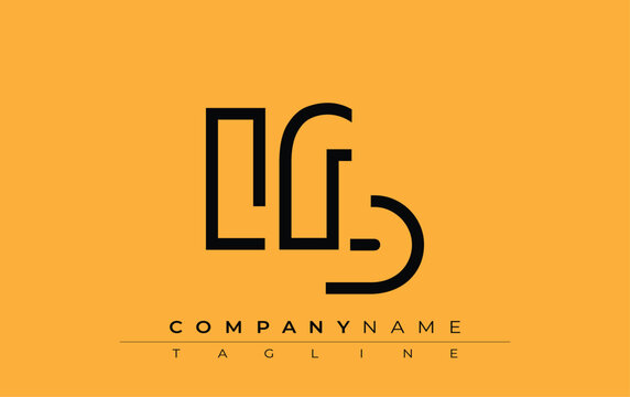 LFB abstract letter design. Modern Business Logo Design With Abstract Typography and Contemporary Style