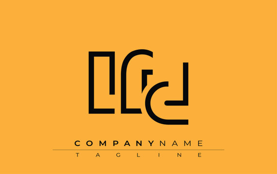 LFD abstract letter design. Modern Business Logo Design With Abstract Typography and Contemporary Style
