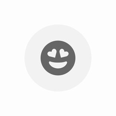 loving mood icon sign vector