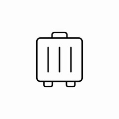 luggage travel bag icon sign vector