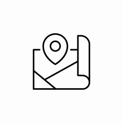 map pin location icon sign vector