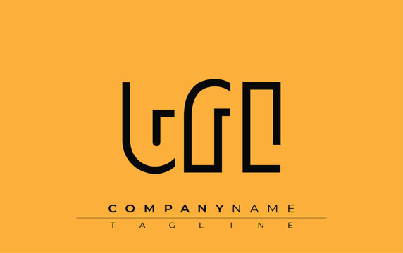 TFL abstract letter design. Modern Business Logo Design With Abstract Typography and Contemporary Style