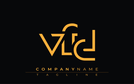 VFD abstract letter design. Modern Business Logo Design With Abstract Typography and Contemporary Style