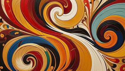 Modern Abstract Art Backdrop