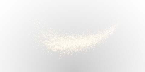 Christmas glowing bokeh confetti light and glitter texture overlay for your design. Festive sparkling gold dust png. Holiday powder dust for cards, invitations, banners, advertising.	
