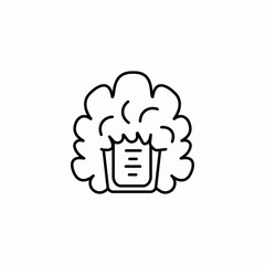 chemical reaction fume icon sign vector